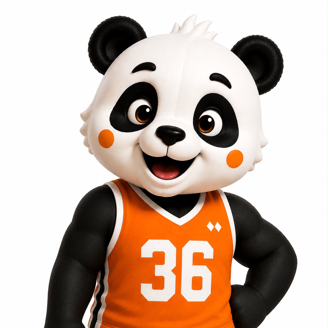 VolleyPan panda mascot